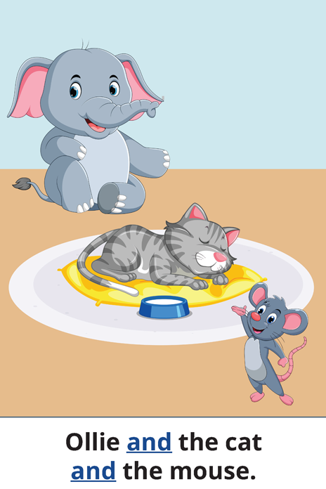 Ollie and the cat and the mouse.